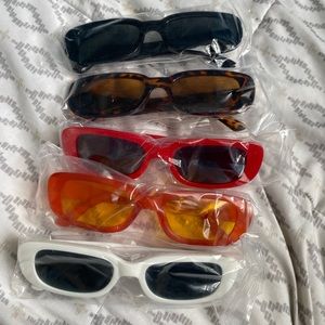 five glasses